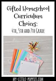 gifted home curriculum choices