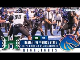 Mountain West Championship Highlights 19 Boise State Tops