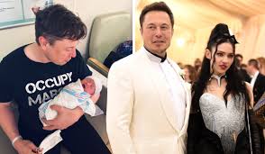 «илон маск и граймс были как «мультипасс». Elon Musk And Grimes Welcome Baby Boy X Ae A 12