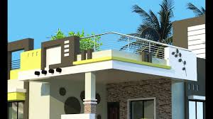 We know that we need to focus on which part to high light the front elevation of single floor as these type of house usually depend on simple and sober look. Latest Parapet Wall Designs With Railings Indian Styles
