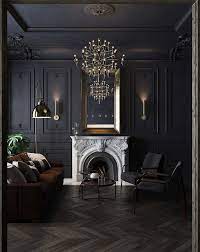 A Duo Of Deliciously Dark Luxury Interiors | Gothic interior, Gothic interior  design, Gothic house gambar png