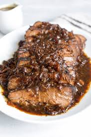 slow cooker beef brisket with balsamic