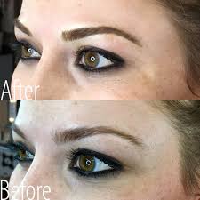 permanent makeup before and after