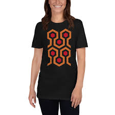 the shining carpet pattern short sleeve