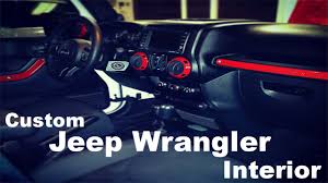diy custom jeep wrangler interior
