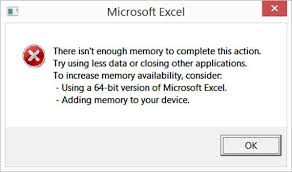 Memory Usage In The 32 Bit Edition Of Excel Office