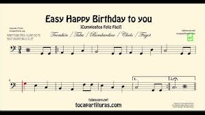 Как сыграть песню пара нормальных happy end на пианино якщо є бажання підтримати мій канал 5168757360242178. Happy Birthday To You Easy Sheet Music For Trombone Cello Tuba Basson And Cello Youtube