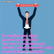 Congratulation On New Job Quotes And Messages Best Wishes