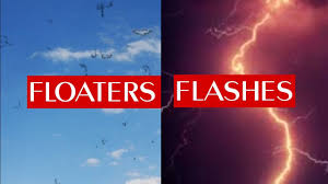 floaters flashes in eye photopsias