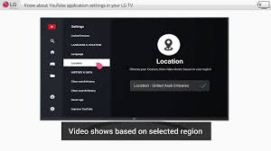 Start your chromecast with google tv device. Lg Webos Tv Youtube Settings In Lg Smart Tvs Youtube