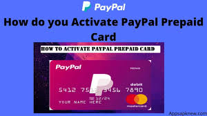Prepaid debit cards are available and they draw from the money that you have loaded onto the card instead of drawing from your bank account. How Do You Activate Paypal Prepaid Card Easy 2021