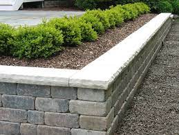 Capped Retaining Wall Unilock Olde