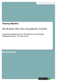 Autorenprofil | Thomas Mechler | 1 eBooks | GRIN