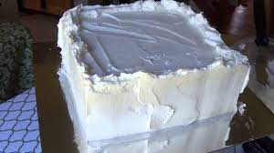how to frost a square cake you
