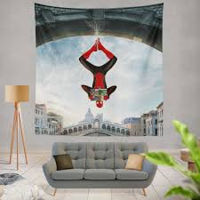 Marvel Mcu Spider Man Far From Home Movie Wall Hanging Tapestry
