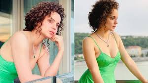Kangana Ranaut begins her weekend on thoughtful note, looks gorgeous in  emerald green dress! - See pics | Buzz News | Zee News