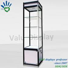 china lockable glass display cabinets