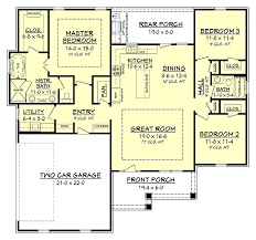 House Plan 56901 Traditional Style