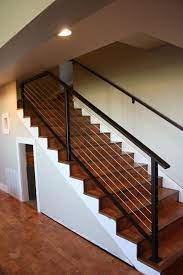 Stair Railing Design Basement Stairs