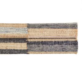 ravel stripe blue wool rug 3x5 2x3