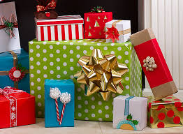 Image result for wrapped christmas gifts