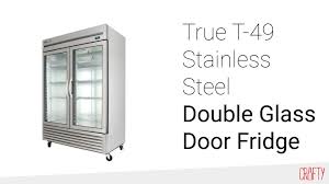 Double Glass Door Fridge