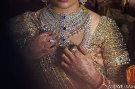 diamond jewellery for a south indian bride