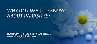 addressing parasites with homeopathy
