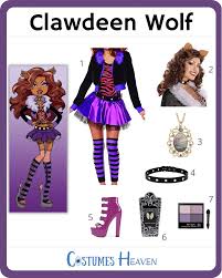 clawdeen wolf costume for cosplay