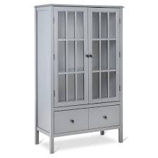 Windham Grey Tall Cabinet With Drawer