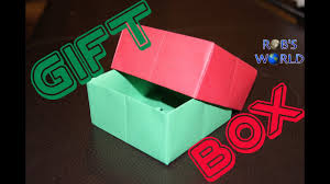 origami gift box with er easy rob s world