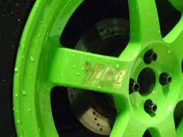 Te37 With Custom Neon Green Paint
