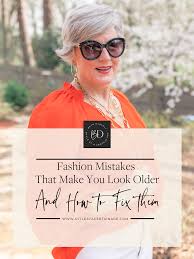 fashion mistakes that make you look older