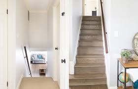 the easy way to paint tall stairwells