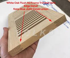 wood vents and grilles trimline flush