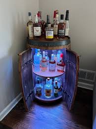 Whiskey Cabinet Whiskey Barrel Bar Home