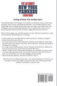 Do you know the secrets of sewing? The Ultimate New York Yankees Trivia Book A Collection Of Amazing Trivia Quizzes And Fun Facts For Die Hard Yankees Fans Walker Ray 9781953563026 Books Amazon Ca
