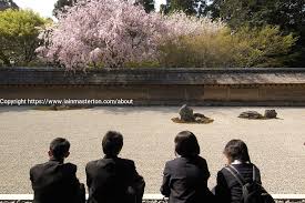 dry zen garden ryoan ji in kyoto an