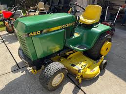 john deere 420 lawn tractor 60 in deck