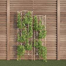 57 in and 52 in garden trellis with