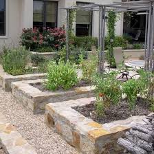 Ideas With Stone Edges And Raised Beds