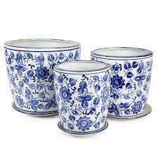 Round Porcelain Pots