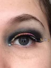 firework night inspired makeup tutorial