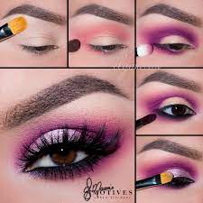 look bold pink eyeshadow tutorial