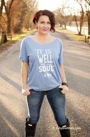 It Is Well With My Soul Christian Slouchy Tee By Rubys
