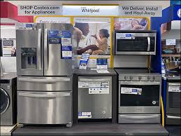 Shop our latest collection of kitchen appliances at costco.co.uk. Whirlpool Kitchen Appliance Lineup Fixtures Close Up