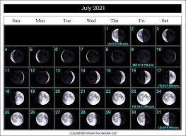 1 day ago · the second full moon of the summer season will officially reach its fullest phase at 10:36 p.m. July 2021 Full Moon Calendar Free Printable Template