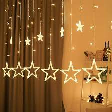 Amazon.com: 12 Stars 138 led Star Lights, Twinkle Star Decorations, Star  Lights String, Window Lights, Christmas Star Lights Curtain Twinkle Lights,  Ramadan Decorations for Home Bedroom Window Curtain : Home & Kitchen