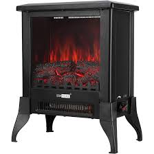 Large room infrared quartz electric fireplace heater dark. Vivohome 17 Inch Height Freestanding Electric Fireplace Stove Heater With Realistic 3d Dancing Flame Effect Overheat Protection Csa Certified Black Wayfair Ca