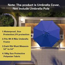Outdoor Umbrella Canopy With 8 Ribs